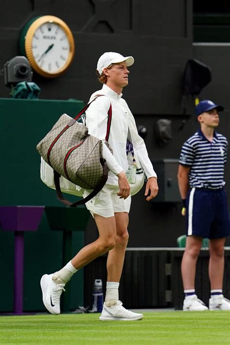 sinner louis vuitton|The Hot New Italian Player at Wimbledon: Gucci.